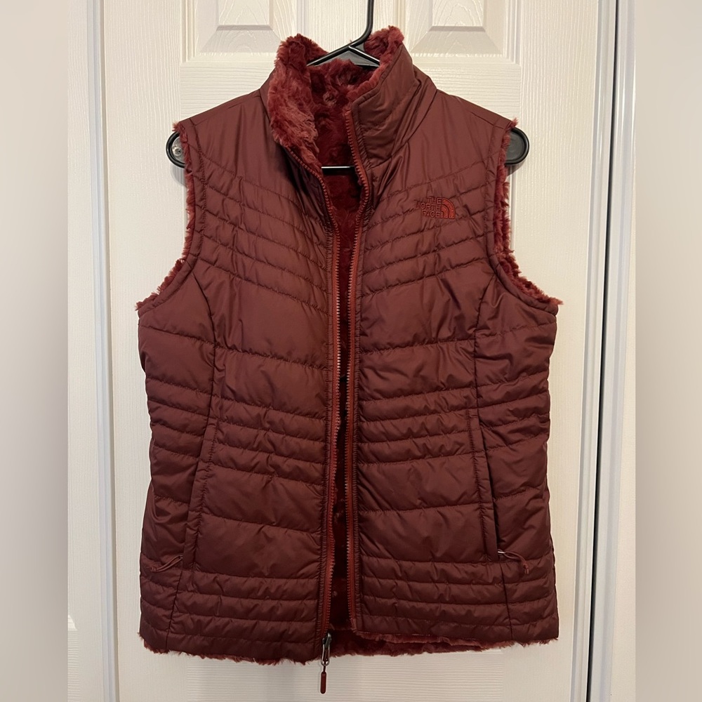 North Face reversible puffer vest
